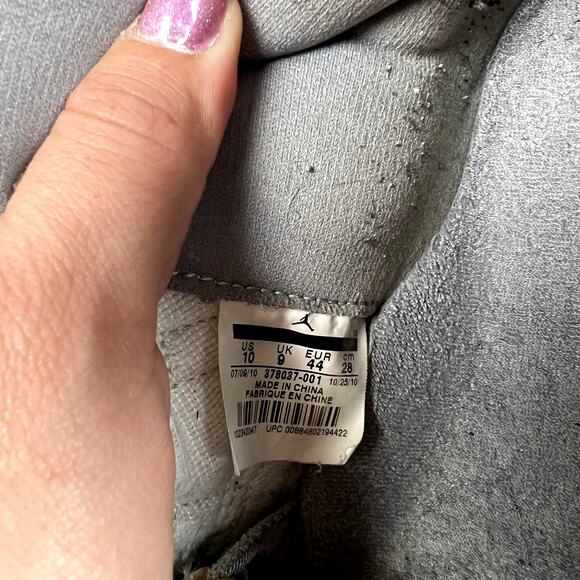 Air Jordan 11 Retro 2010 Cool Grey Size US10/Uk9/EUR44/CM28‎ 378037-001 - Picture 7 of 8